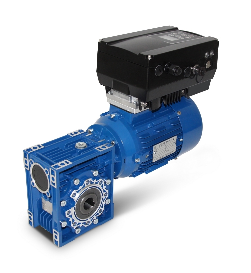 Wormwielreductoren+ VFD-Motor ED400 130-90S-4 - 1,1 KW - 2 tot 16 tpm