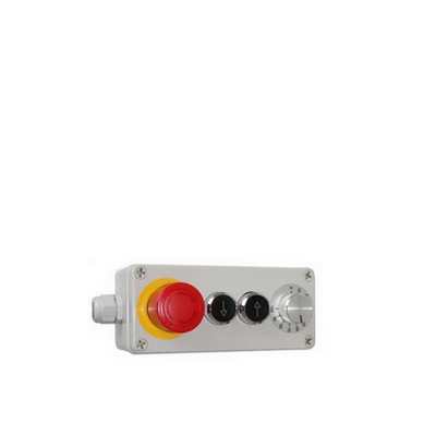 Externe schakelaar met noodstop, L-R knop en potentiometer